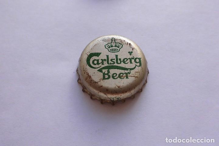 Collecting of Coca-Cola and Pepsi: Chapa antigua Carlsberg beer