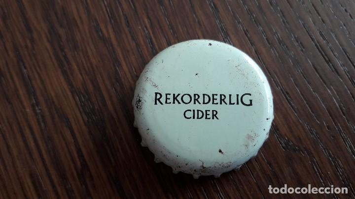 Coleccionismo de Coca-Cola y Pepsi: chapa de sidra rekorderlig - Foto 1