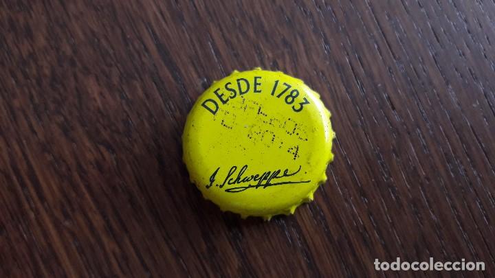 Coleccionismo de Coca-Cola y Pepsi: chapa de t&oacute;nica schweppes - Foto 1
