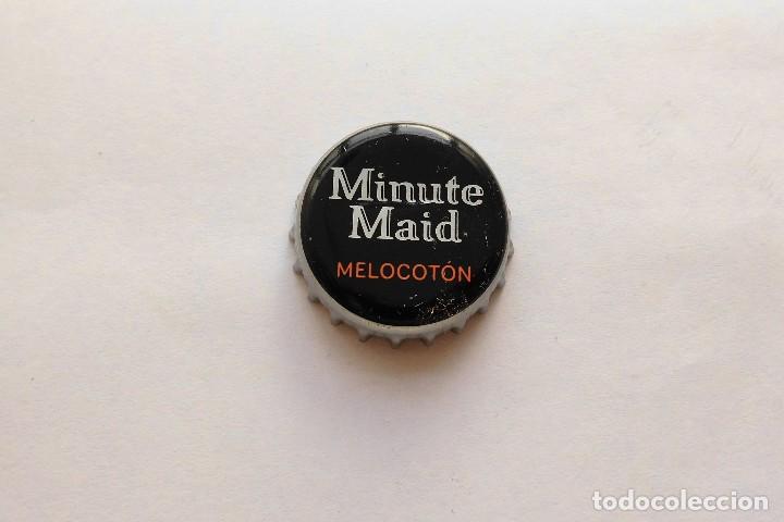 Collecting of Coca-Cola and Pepsi: Chapa tapon corona Minute Maid melocoton