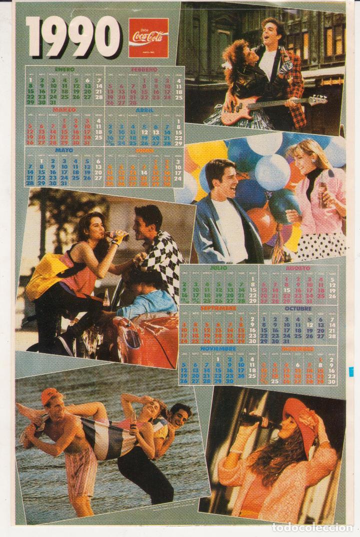 Collecting of Coca-Cola and Pepsi: ADHESIVO--  CALENDARIO 1990