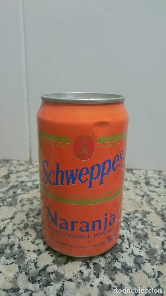 Coleccionismo de Coca-Cola y Pepsi: LATA SCHWEPPES NARANJA. 27 - JUN - 90 - Foto 1