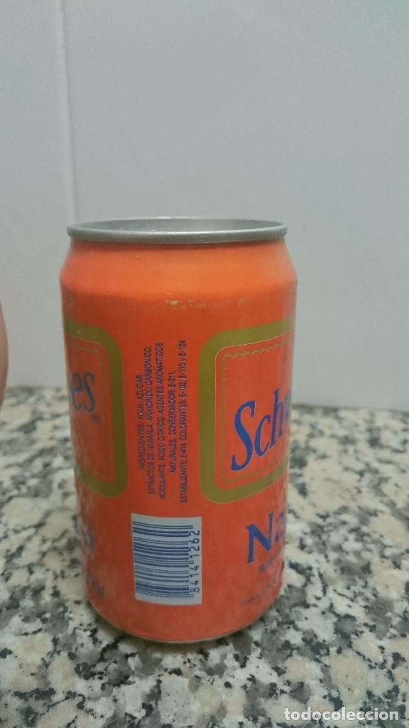 Coleccionismo de Coca-Cola y Pepsi: LATA SCHWEPPES NARANJA. 27 - JUN - 90 - Foto 2