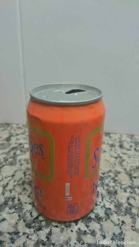 Coleccionismo de Coca-Cola y Pepsi: LATA SCHWEPPES NARANJA. 27 - JUN - 90 - Foto 4