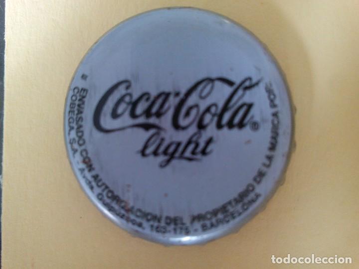 Collecting of Coca-Cola and Pepsi: chapa chapas corona coca-cola light barcelona u