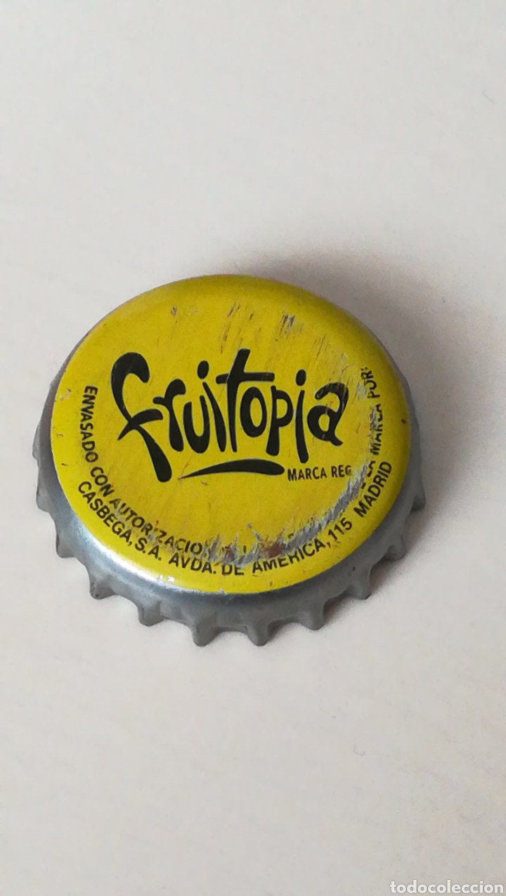 Collecting of Coca-Cola and Pepsi: ANTIGUA CHAPA FRUITOPIA LIMON TCI MADRID. TAPON CORONA CHAPA BEER BOTTLE CAP KRONKORKEN TAPPI