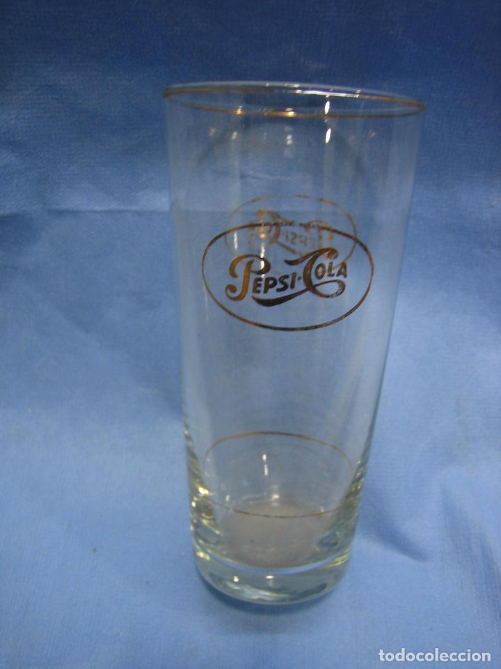 Coleccionismo de Coca-Cola y Pepsi: Antiguo vaso de refresco Pepsi-cola - Foto 1