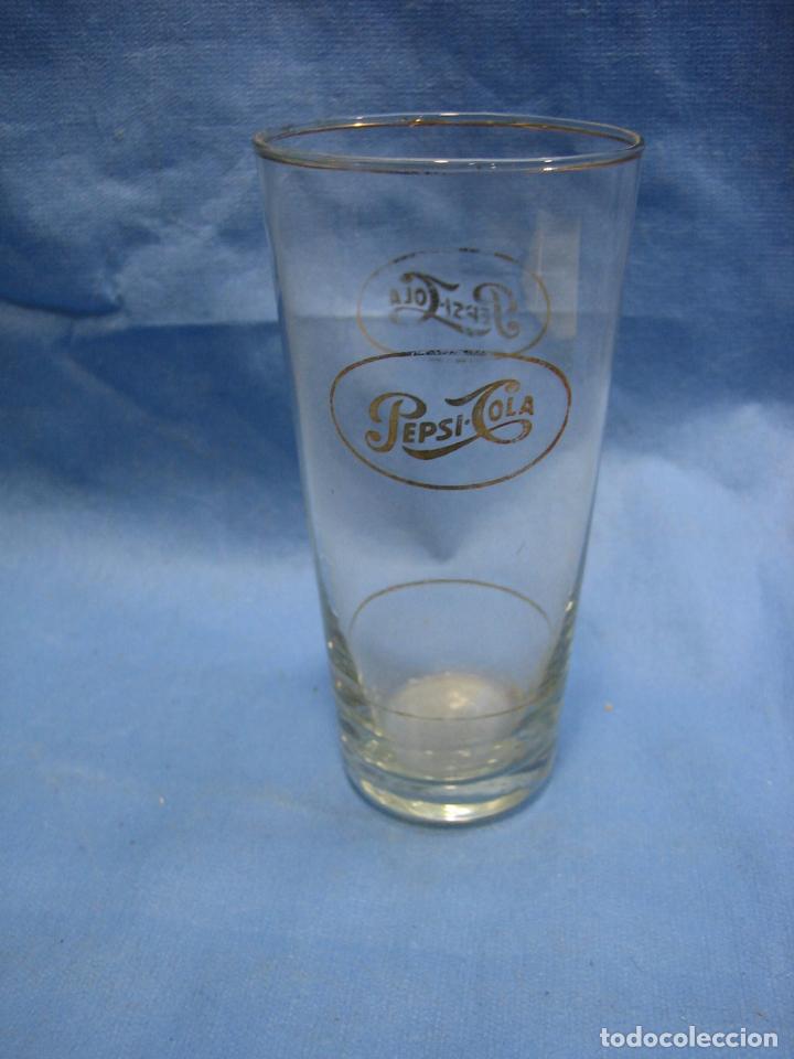 Coleccionismo de Coca-Cola y Pepsi: Antiguo vaso de refresco Pepsi-cola - Foto 2