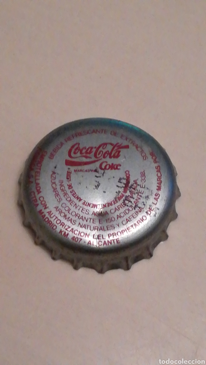Collecting of Coca-Cola and Pepsi: CHAPA COCA COLA COCACOLA CEBEGA ALICANTE TCI. TAPON CORONA CHAPA BOTTLE CAP KRONKORKEN TAPPI CAPSULE