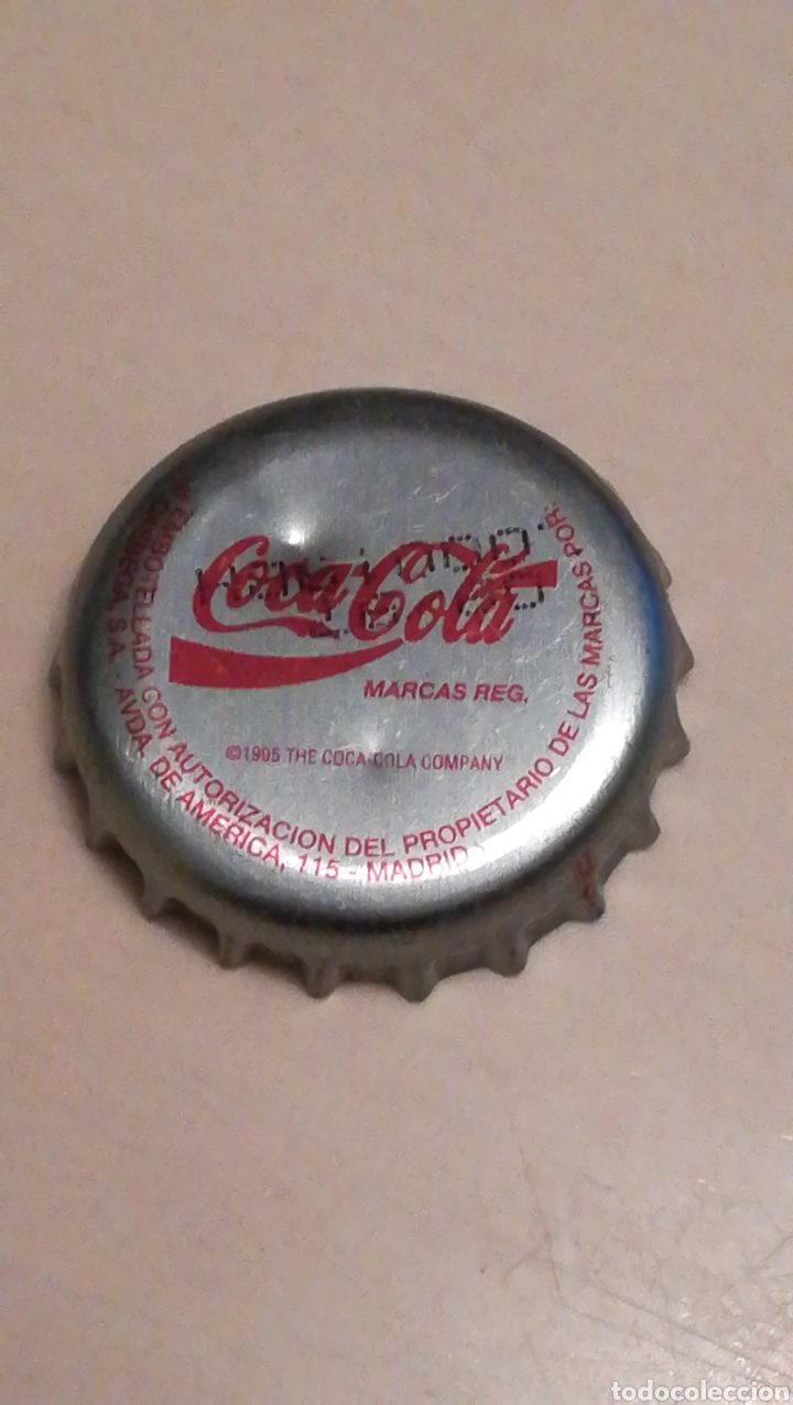 Collecting of Coca-Cola and Pepsi: CHAPA COCA COLA COCACOLA EURO 96 COMODIN CASBEGA MADRID U. TAPON CORONA CHAPA BOTTLE CAP
