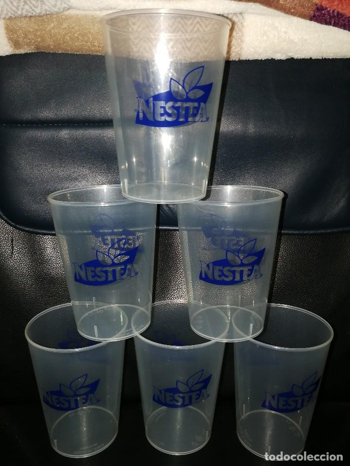 Collecting of Coca-Cola and Pepsi: LOTE 6 VASOS PL&Aacute;STICO 12 cm NESTEA