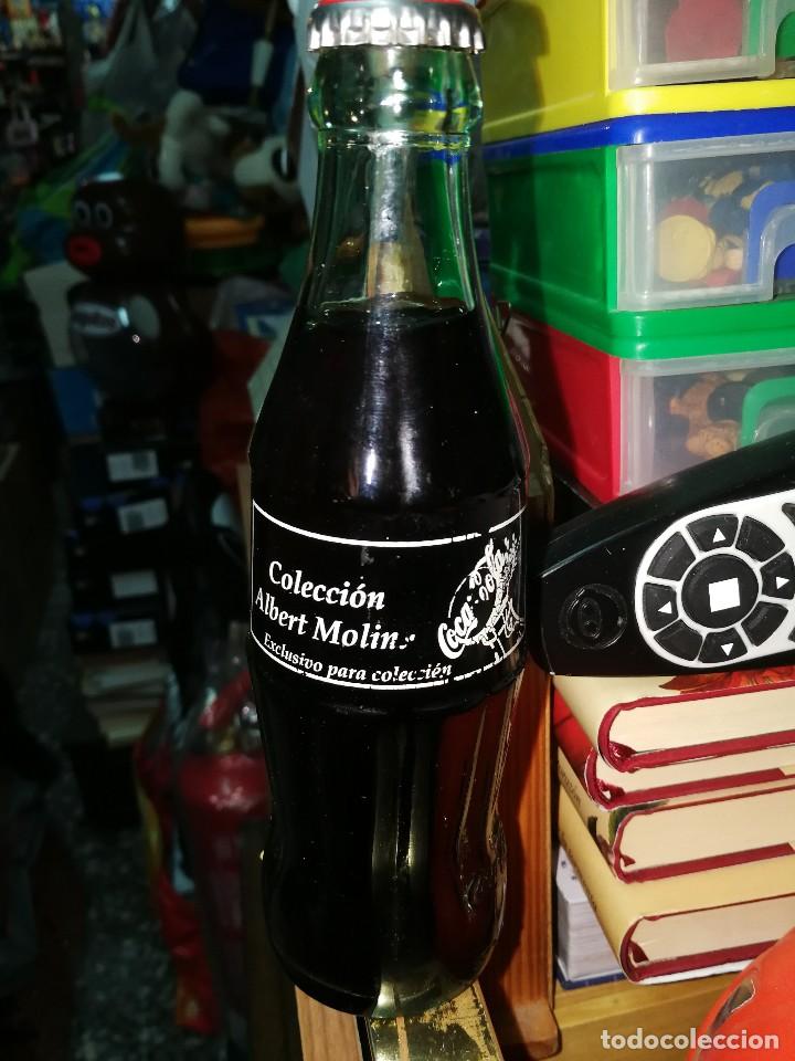 Sammeln von Coca-Cola und Pepsi: COCA COLA - BOTELLA ORIGINAL DE COLECCI&Oacute;N ALBERT MOLINA - EXCLUSIVA 2002