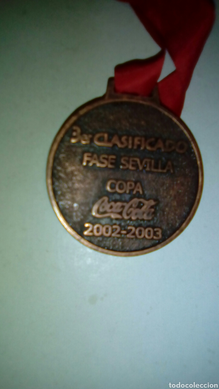 Coleccionismo de Coca-Cola y Pepsi: Medalla Copa Coca-Cola - Foto 2