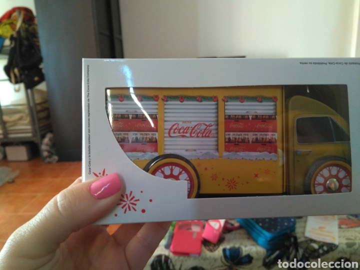 Sammeln von Coca-Cola und Pepsi: CAMION METALICO PUBLICIDAD COCA-COLA AMARILLO (E5)