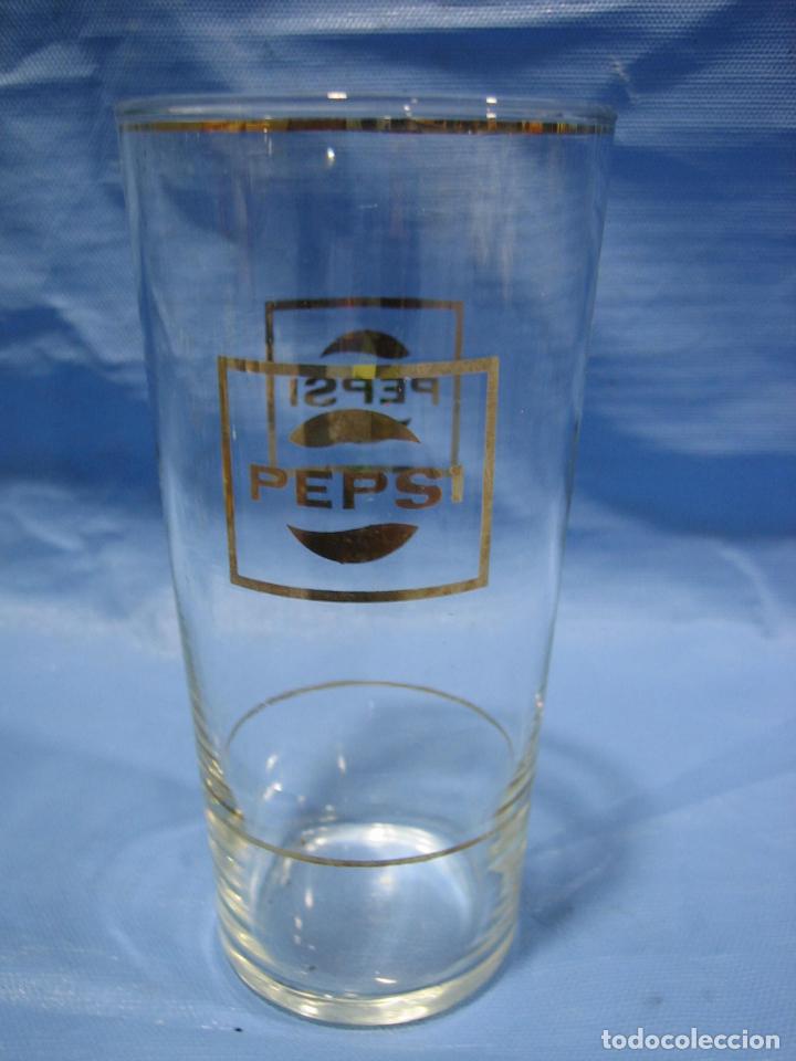 Coleccionismo de Coca-Cola y Pepsi: Antiguo vaso de refresco Pepsi - Foto 2