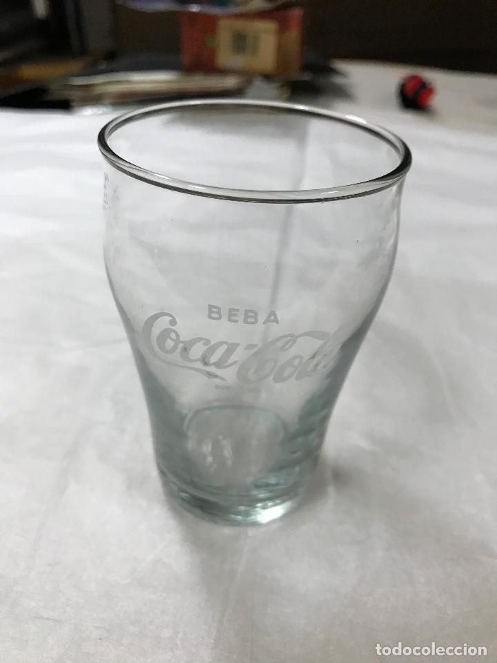 Collecting of Coca-Cola and Pepsi: ANTIGUO Y RARO VASO DE COCA COLA TIPO CA&Ntilde;A, ALTURA 10CM, BASE 4,5CM