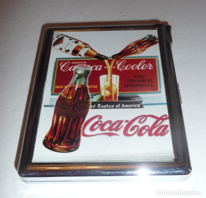 Collectionnisme de Coca-Cola et Pepsi: PITILLERA CON MECHERO COCA-COLA (FUNCIONA)