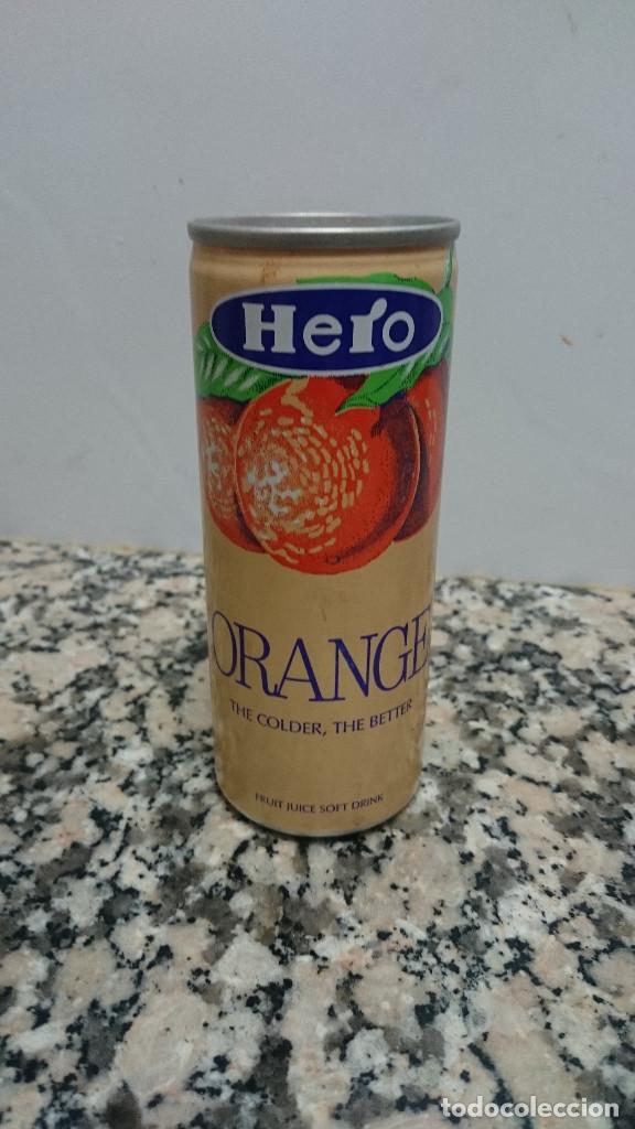Sammeln von Coca-Cola und Pepsi: ANTIGUA LATA HEIO ORANGE