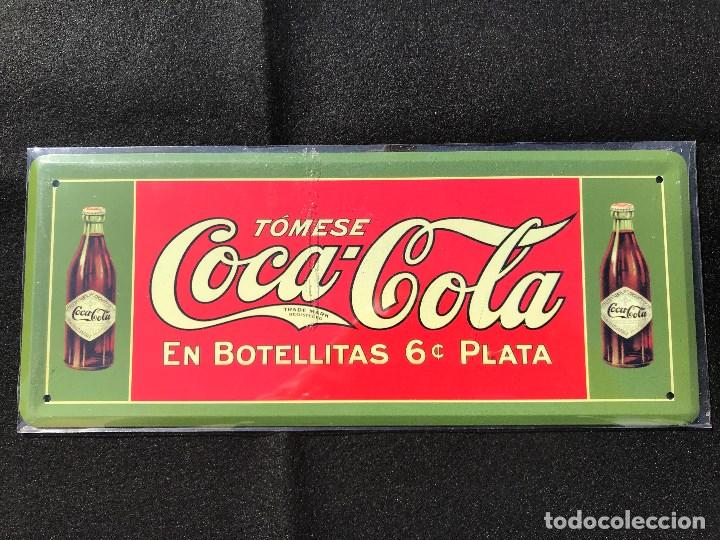 Collezionismo di Coca-Cola e Pepsi: V40-  CHAPA METALICA DE - COCA-COLA -EDITA -PLANETA AGOSTINI del 2006