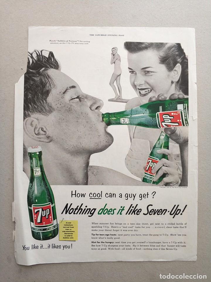 Collecting of Coca-Cola and Pepsi: antiguo anuncio seven -up 7up