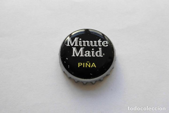 Collecting of Coca-Cola and Pepsi: Chapa tapon corona Minute Maid pi&ntilde;a