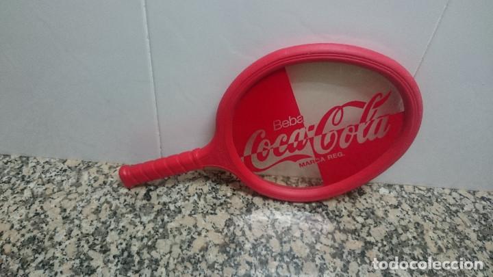 Collecting of Coca-Cola and Pepsi: RAQUETA PUBLICIDAD COCA COLA. AMAYA SPORT MADE IN SPAIN