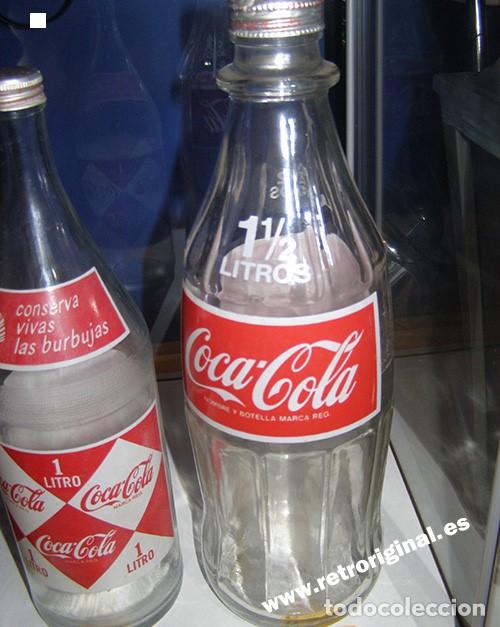 botella coca-cola 1,5l española. vidrio. con ta - Compra venta en  todocoleccion