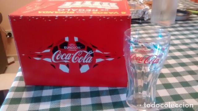 Coleccionismo de Coca-Cola y Pepsi: Coca-Cola 6 y 1 bufanda Euro 2016 - Foto 2