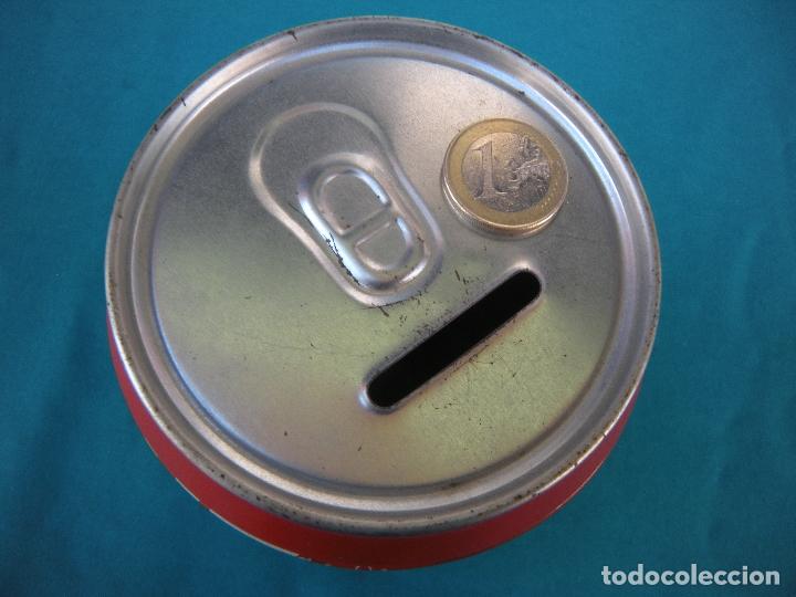 Coleccionismo de Coca-Cola y Pepsi: HUCHA BOTE DE COCA-COLA - Foto 2