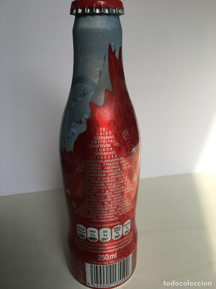 Coleccionismo de Coca-Cola y Pepsi: BOTELLA COCA COLA EN ALUMINIO. NAVIDAD 2008. VERSI&Oacute;N PARA HUNGR&Iacute;A - Foto 2