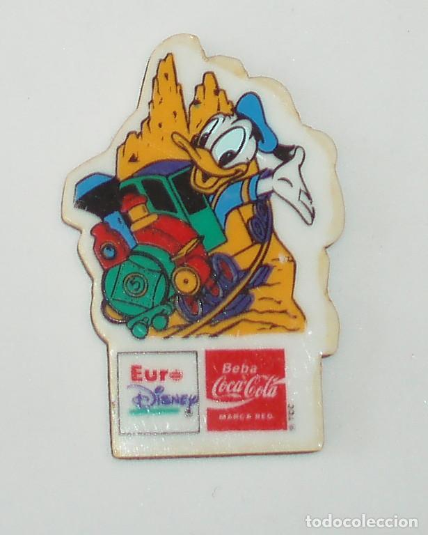 Collecting of Coca-Cola and Pepsi: IMAN NEVERA WALT DISNEY EURO DISNEY DONALD COCA COLA A&Ntilde;OS 80? IMANES EURODISNEY