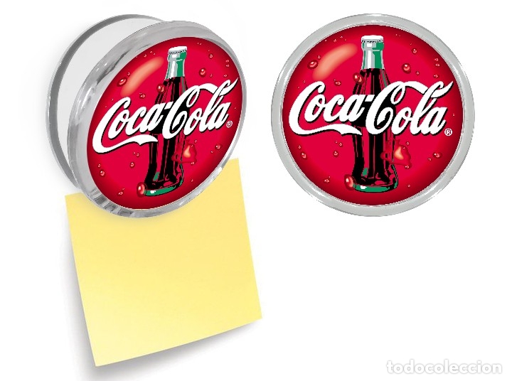 Coleccionismo de Coca-Cola y Pepsi: IMAN ACRILICO CON PINZA - PUBLICIDAD - COCA COLA