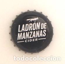 Sammeln von Coca-Cola und Pepsi: ANTIGUA CHAPA DE SIDRA - LADR&Oacute;N DE MANZANAS - ESPA&Ntilde;A - ESPA&Ntilde;OLA - BEBIDA