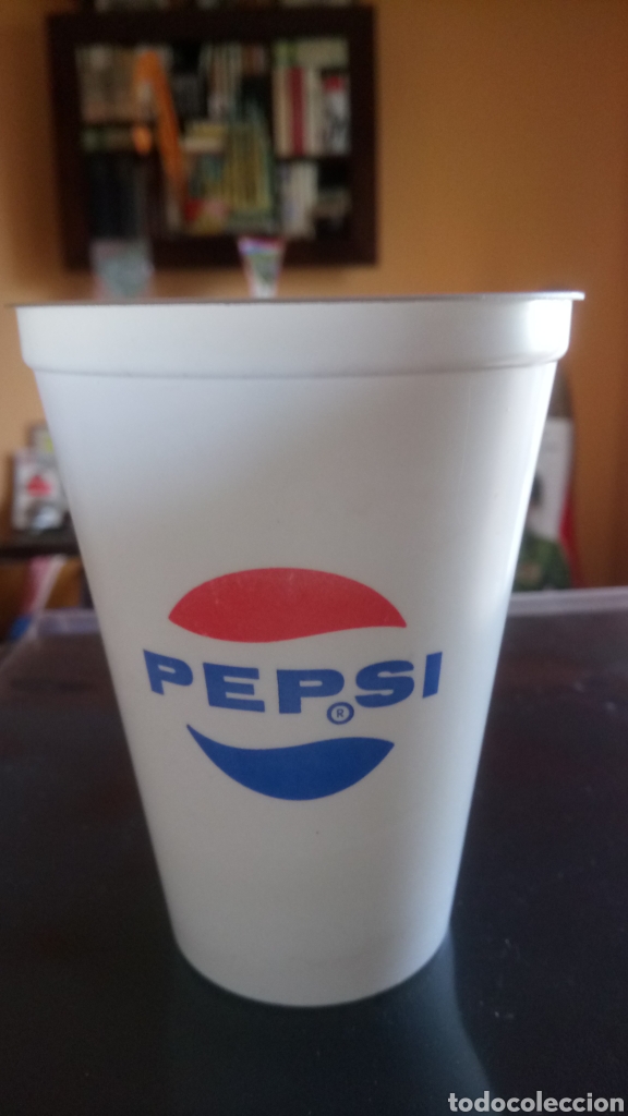 Coleccionismo de Coca-Cola y Pepsi: ANTIGUO VASO DE PL&Aacute;STICO DE PEPSI. - Foto 1