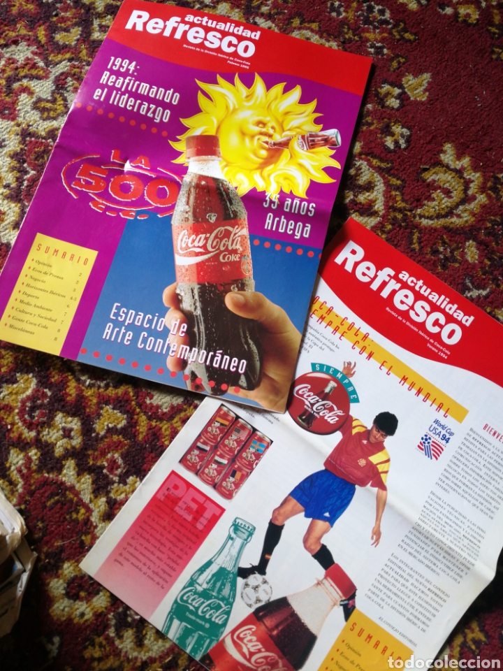 Sammeln von Coca-Cola und Pepsi: REVISTAS DE LA DIVISI&Oacute;N IB&Eacute;RICA DE COCA-COLA, 1994-1995.