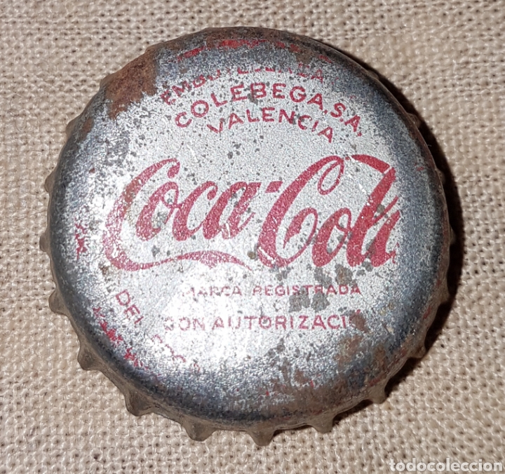 Collezionismo di Coca-Cola e Pepsi: Chapa corona corcho Coca Cola valencia