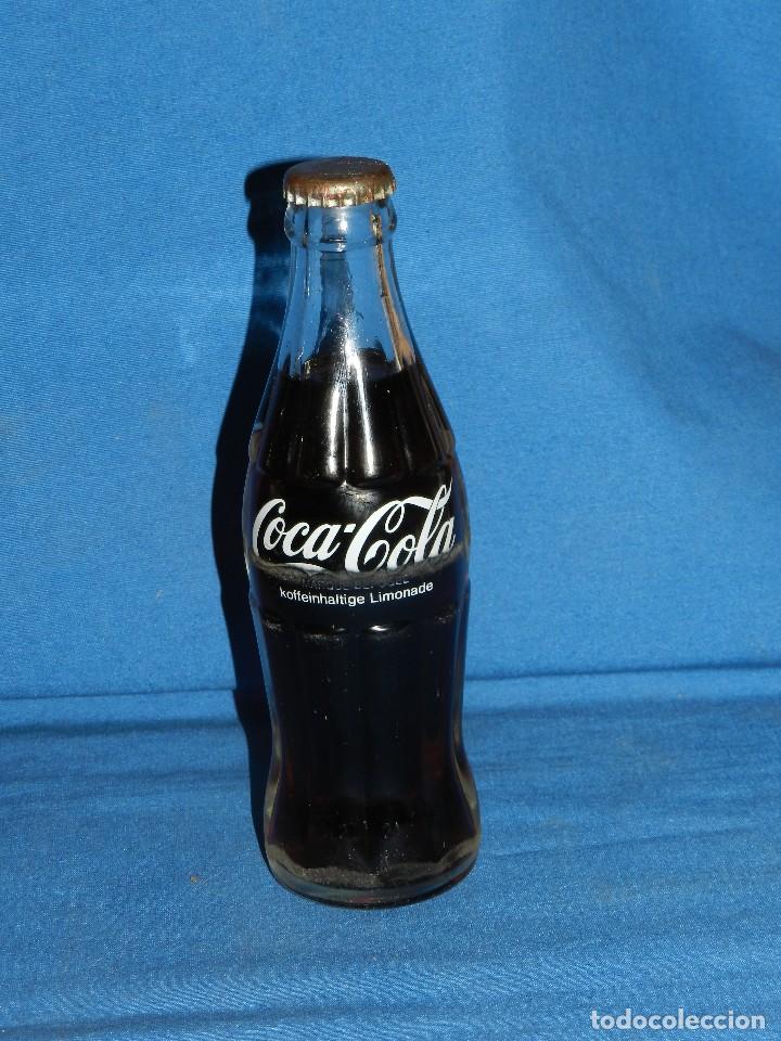 Sammeln von Coca-Cola und Pepsi: (A31) BOTELLA COCA-COLA ANTIGUA LLENA CON CHAPA LIMONADE GAZEUSE , 0'2L , SE&Ntilde;ALES DE USO