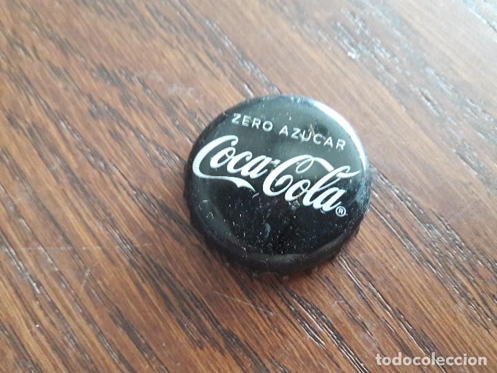 Collectionnisme de Coca-Cola et Pepsi: chapa de coca cola, zero azucar.