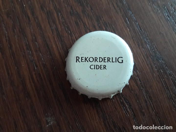 Coleccionismo de Coca-Cola y Pepsi: chapa de sidra rekorderlig - Foto 1
