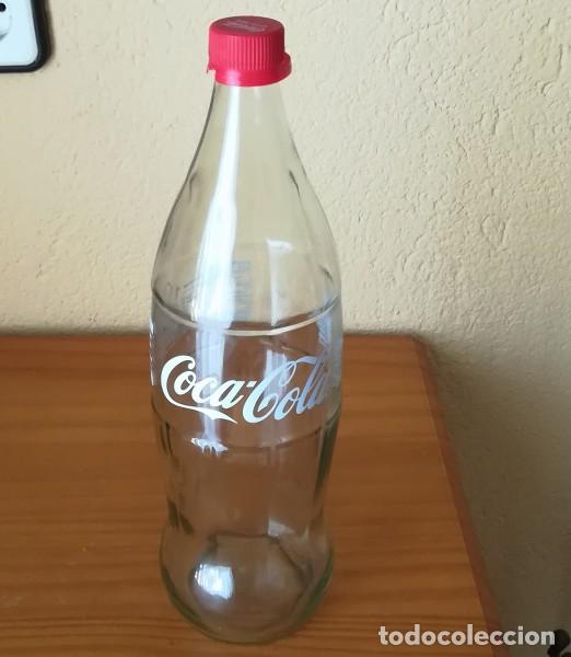 botella coca cola cristal 1 litro perfecto esta - Compra venta en  todocoleccion