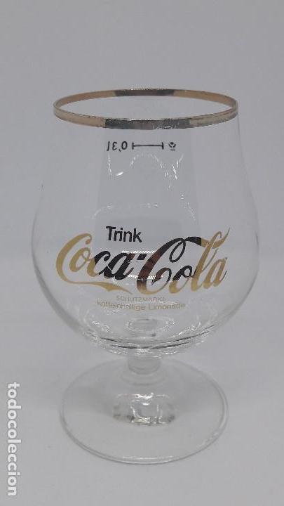 Collectionnisme de Coca-Cola et Pepsi: Copa COCA COLA coke refresco soda glass cup vintage 0,3l coleccionable