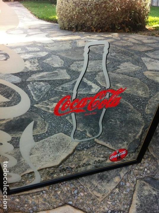 Coleccionismo de Coca-Cola y Pepsi: Espejo Coca-Cola La Vida Sabe Bien - Foto 2