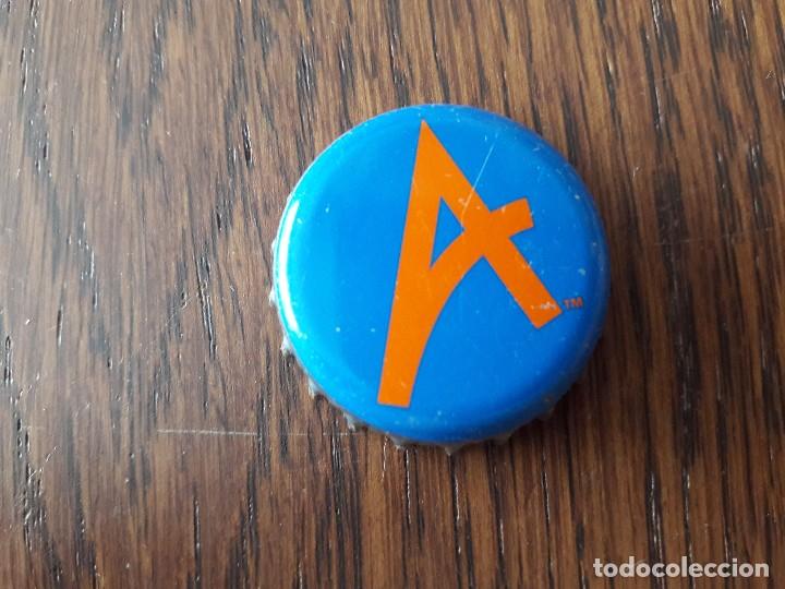 Coleccionismo de Coca-Cola y Pepsi: chapa de aquarius naranja. - Foto 1