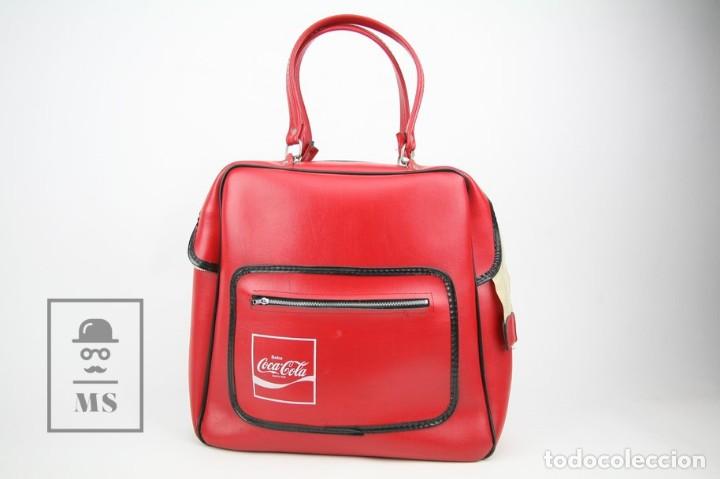 Coleccionismo de Coca-Cola y Pepsi: Bolsa / Bolso De Coca Cola Cocacola - Vintage - Color Rojo - A&ntilde;os 70