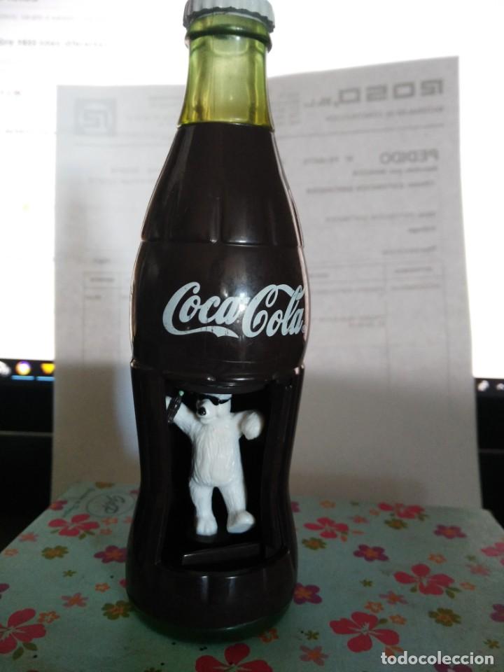 Coleccionismo de Coca-Cola y Pepsi: botella de plastico decorativa con puerta - Foto 2