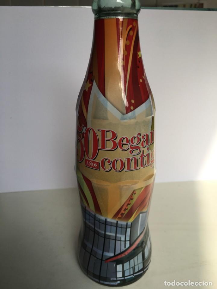 Collezionismo di Coca-Cola e Pepsi: BOTELLA COCA COLA 50 A&Ntilde;OS BEGANO CONTIGO. CORU&Ntilde;A