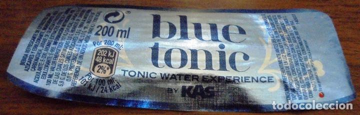 Collezionismo di Coca-Cola e Pepsi: ETIQUETA BLUE TONIC KAS. TONIC WATER EXPERIENCE COLLAR&Iacute;N. 200 ml.