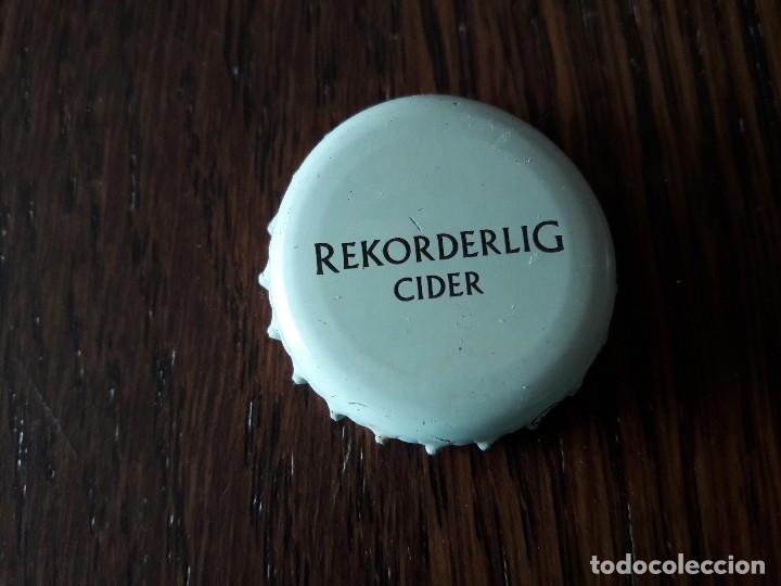 Coleccionismo de Coca-Cola y Pepsi: chapa de sidra rekorderlig - Foto 1