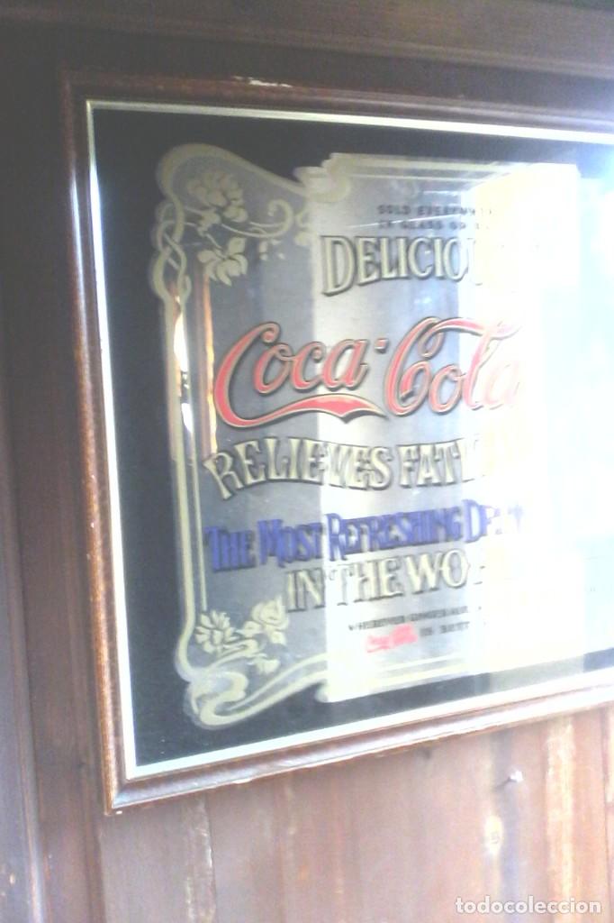 Coleccionismo de Coca-Cola y Pepsi: ESPEJO - COCA COLA - VINTAGE. - Foto 2