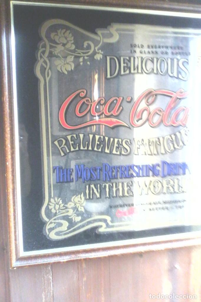 Coleccionismo de Coca-Cola y Pepsi: ESPEJO - COCA COLA - VINTAGE. - Foto 4